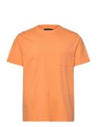 Kolding Organic Tee S/S Clean Cut Copenhagen Orange