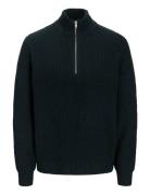 Jprwinter Knit Half Zip Styd Aw24 Jack & J S Green
