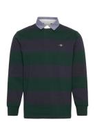 Reg Chambray Stripe Heavy Rugger GANT Green