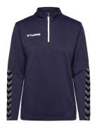Hmlauthentic Half Zip Sweatshirt Woman Hummel Navy