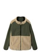 Nkmmagnus Sherpa Jacket Rev Name It Khaki