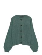 Vmlea Ls O-Neck Cardigan Noos Vero Moda Green