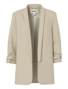 Pcbosella 3/4 Blazer Noos Bc Pieces Beige