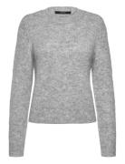 Vmnovah Ls O-Neck Pullover Ga Noos Vero Moda Grey