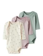 Nbfbody 3P Ls Jet Rainbow Noos Name It Pink