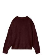 Vmboom Ls O-Neck Pullover Ga Noos Vero Moda Burgundy