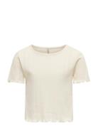 Kogcarlotta Life S/S Top Jrs Noos Kids Only Cream