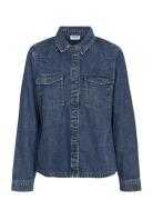 Nmnew Signe L/S Denim Shirt Vi002Mb Noos NOISY MAY Blue