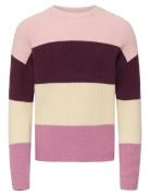 Kogsandy L/S Stripe Pullover Knt Noos Kids Only Patterned