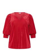 Kccacanna Blouse Kaffe Curve Red