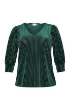 Kccacanna Blouse Kaffe Curve Green