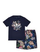 Short Tee Set Adidas Originals Navy