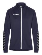 Hmlauthentic Women Poly Zip Jacket Hummel Navy