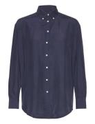 Relaxed Silk Shirt GANT Blue