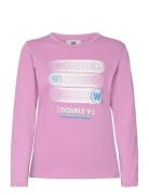 Moa Stacked Logo Long Sleeve WOOD WOOD Purple