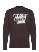 Wwmel Big Print Longsleeve Gots WOOD WOOD Brown