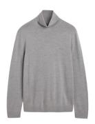 Extrafine Merino Wool Turtleneck GANT Grey