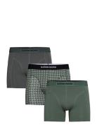 Organic Cotton Stretch Boxer 3P Björn Borg Green