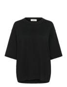 Slsanja Pullover Ss Soaked In Luxury Black