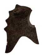 Balaclava Triangles Wool Huttelihut Brown