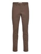 Slim Cotton Herringb Pants GANT Brown