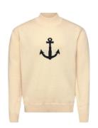 Sweater Stand Up Collar Héritage Armor Lux Cream