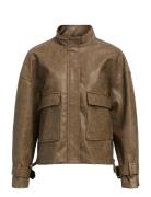 Objlama Biker Jacket E Au 25 Object Brown