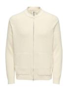 Onslaw Reg Ls Cardigan Knit Frml ONLY & SONS Cream