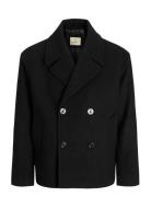 Jprbluasher Wool Blend Peacoat Jack & J S Black