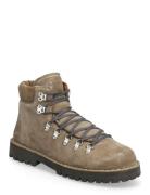 Slhalfred Suede Hiking Boot Selected Brown