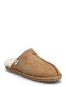 Hlbrisbane Shearling Slippers Enkel Studio Beige