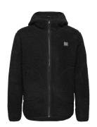 Langli Hooded Pile Jacket H2O Black