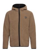 Langli Hooded Pile Jacket H2O Brown