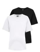 Olmonly S/S 2-Pack Top Jrs Noos Only Maternity Patterned