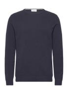 Structure O-Neck Knit Lindbergh Navy