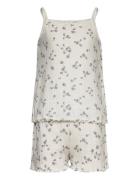 Pajama Pointelle Ss Lindex White