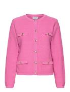 Jacket Juni Knitted Lindex Pink