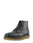 Biajesper Moc Toe Boot Waxed Leather Bianco Black