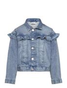 Jacket Denim Frill Lindex Blue