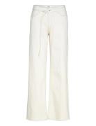 Trousers Denim Johanna Ecru Lindex White