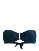 Bra Bandeau Brie Lurex Lindex Blue