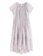 Dress Chiffon Hi Low Aop Lindex Purple