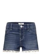 Shorts Denim Lace Edge Lindex Navy