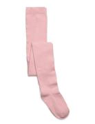 Tights Sg H Plain Knitted Lindex Pink