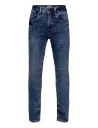 Staffan Straight Jersey-Jeans Med Almindelig Talje Lindex Blue