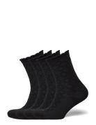 Sock 4 P Structures Lindex Black