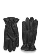 Leather Gloves M Exani Black