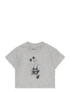 Weight Lifting Sp Ss Tee Mini Rodini Grey