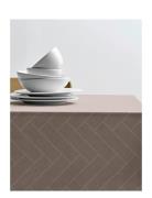 Dug 140X320 Tiles Damask Taupe Södahl Brown