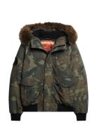 Everest Hooded Puffer Bomber Superdry Patterned